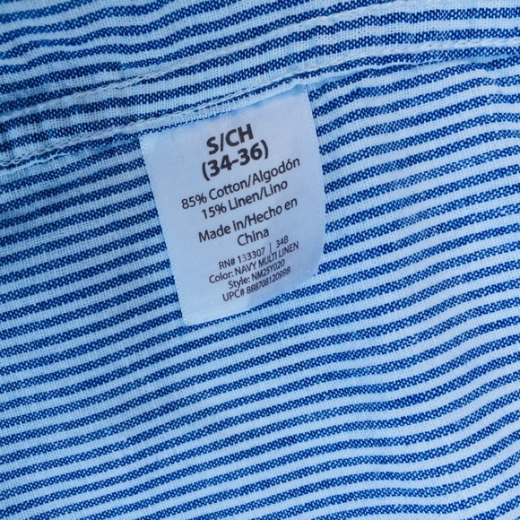 No Boundries Men’s button shirt sleeve shirt blue - Picture 7 of 7